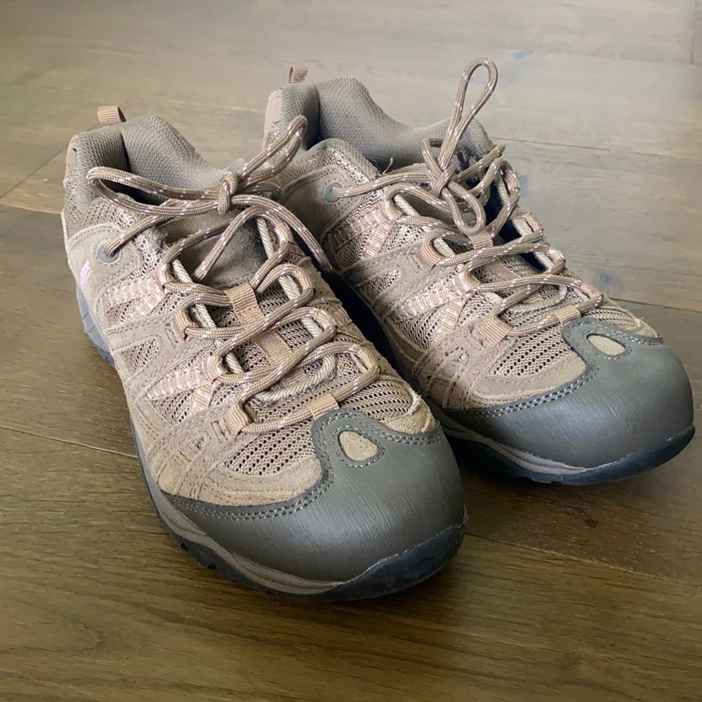 Brown and pink Broadstone hiking shoes W size 10